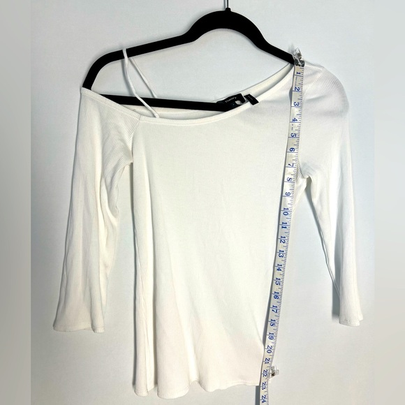 Theory Off-Shoulder Ribbed Top - Picture 5 of 5